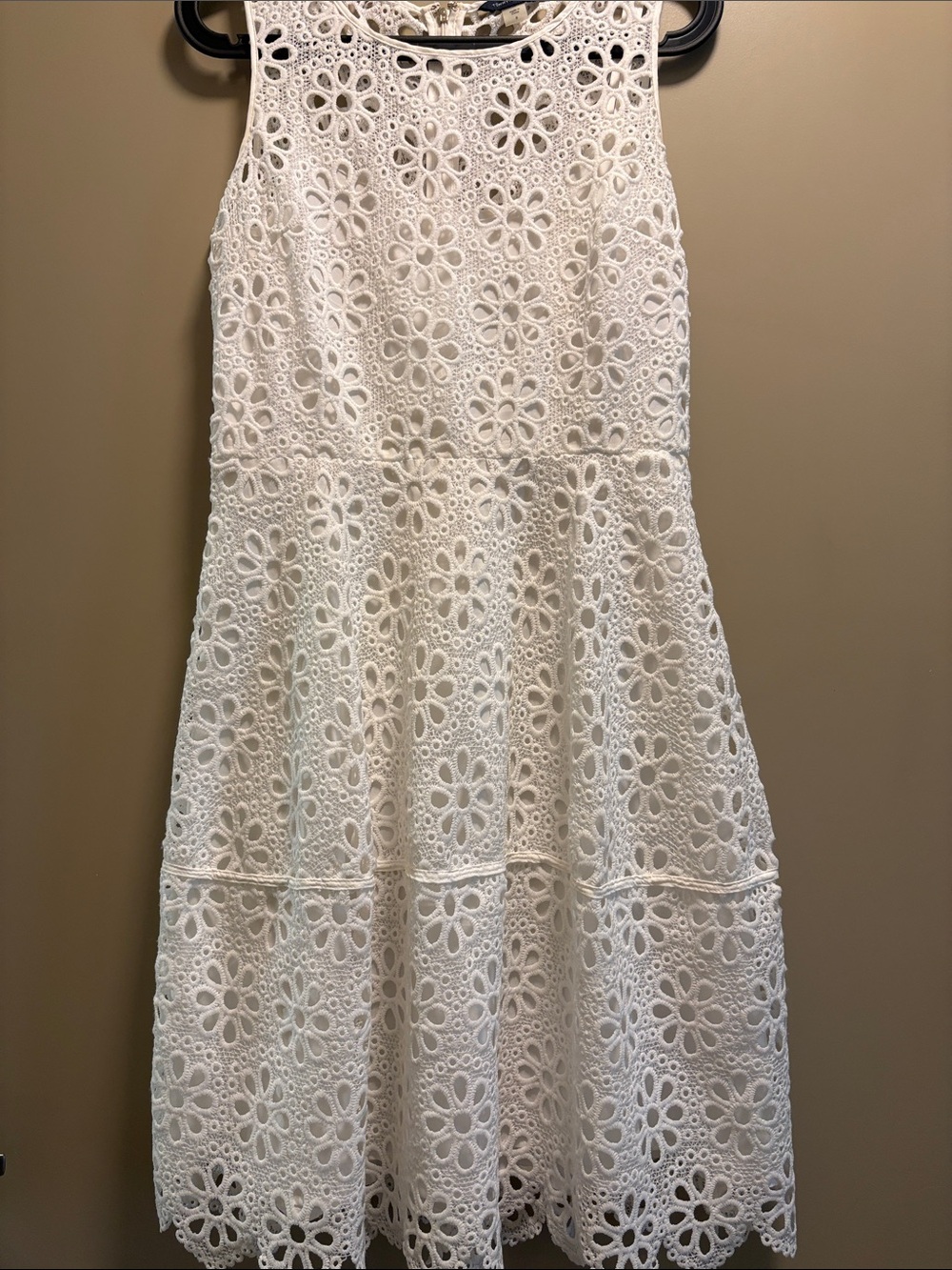 Tommy Hilfiger White Eyelet Lace Dress